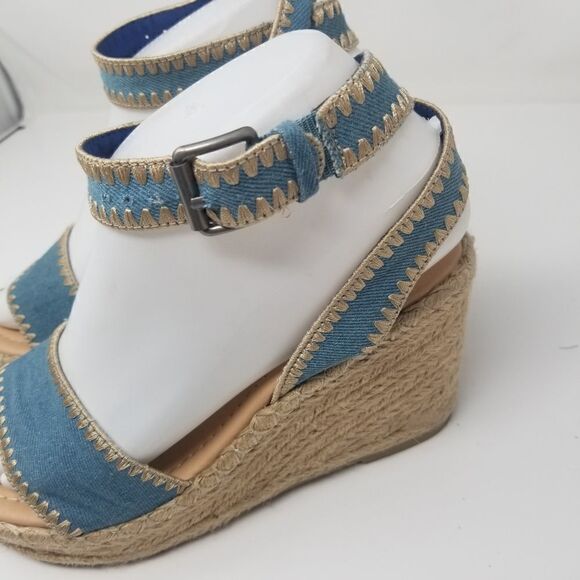 COCONUTS BY MATISSE, FRENCHIE ESPADRILLE WEDGES. SIZE 6.5 M. - Picture 2 of 15